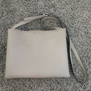 Gray Crossbody Bag